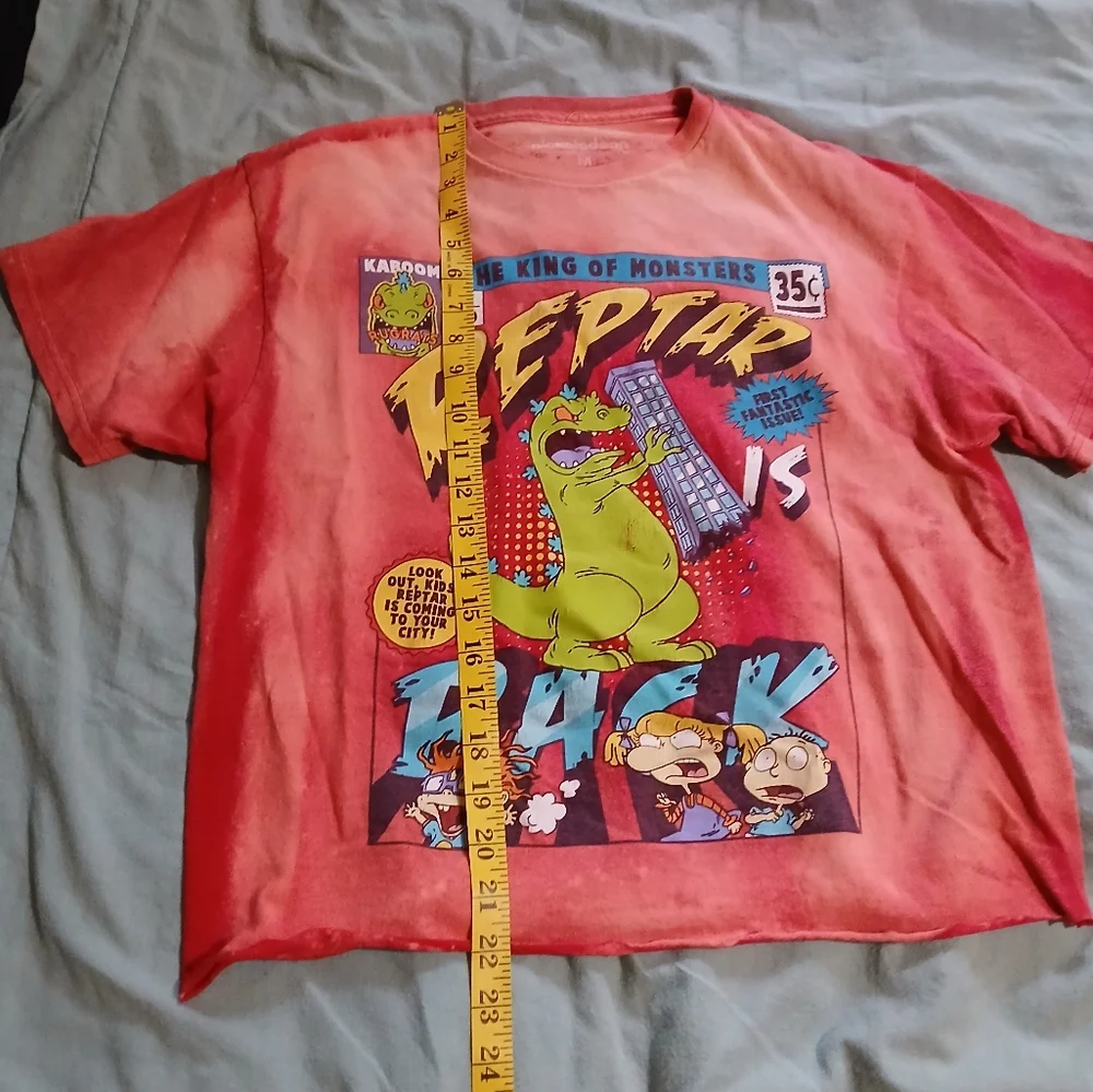 Reptar Kids Graphic T-Shirt‎ - Red. Sz.M